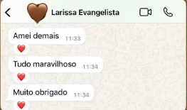 Depoimento da Larissa